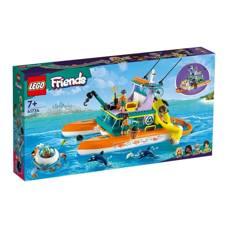 LEGO 41734 Sea Rescue Boat 海上救援船 (Friends)