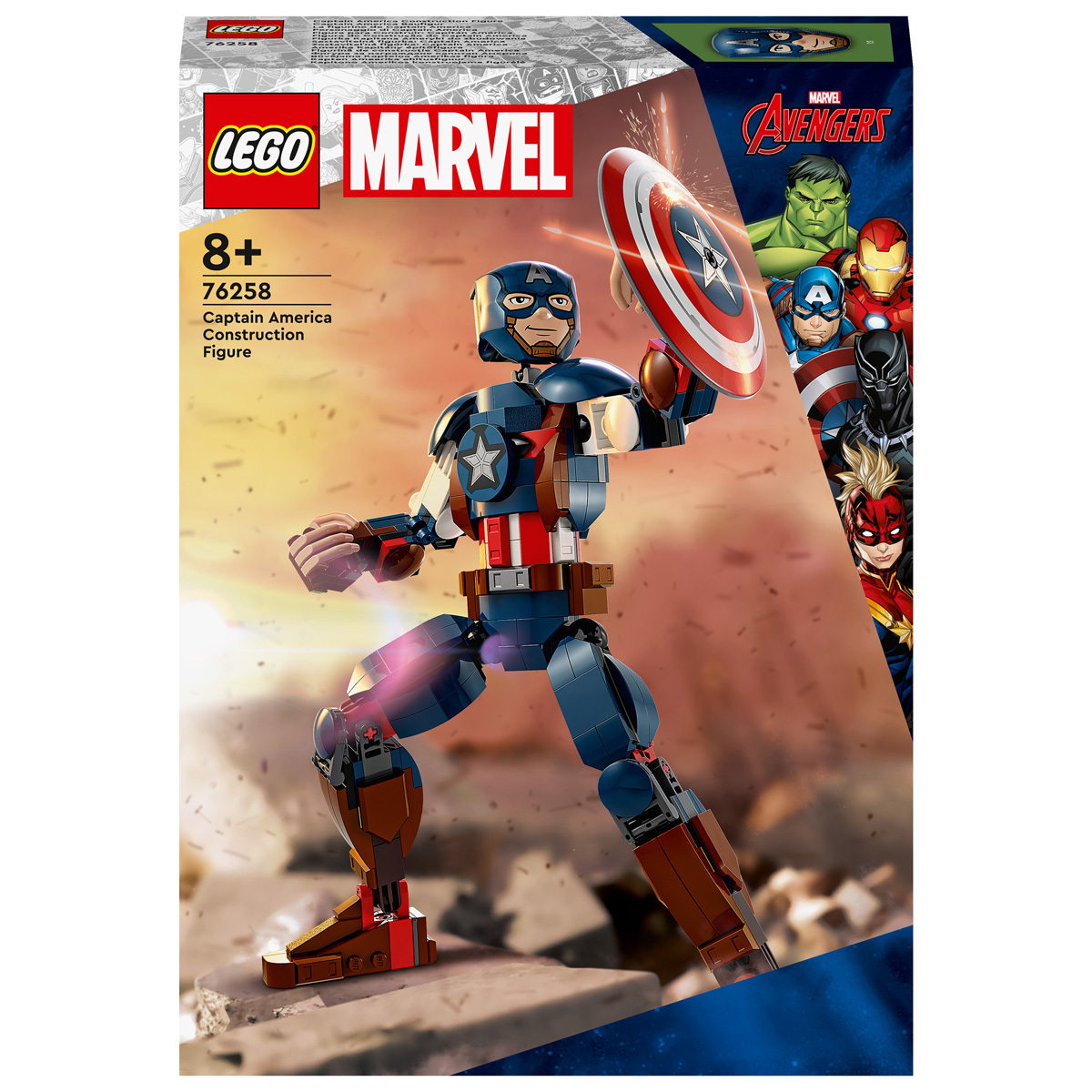 76258 Captain America 拼砌人仔 (Marvel 漫威)