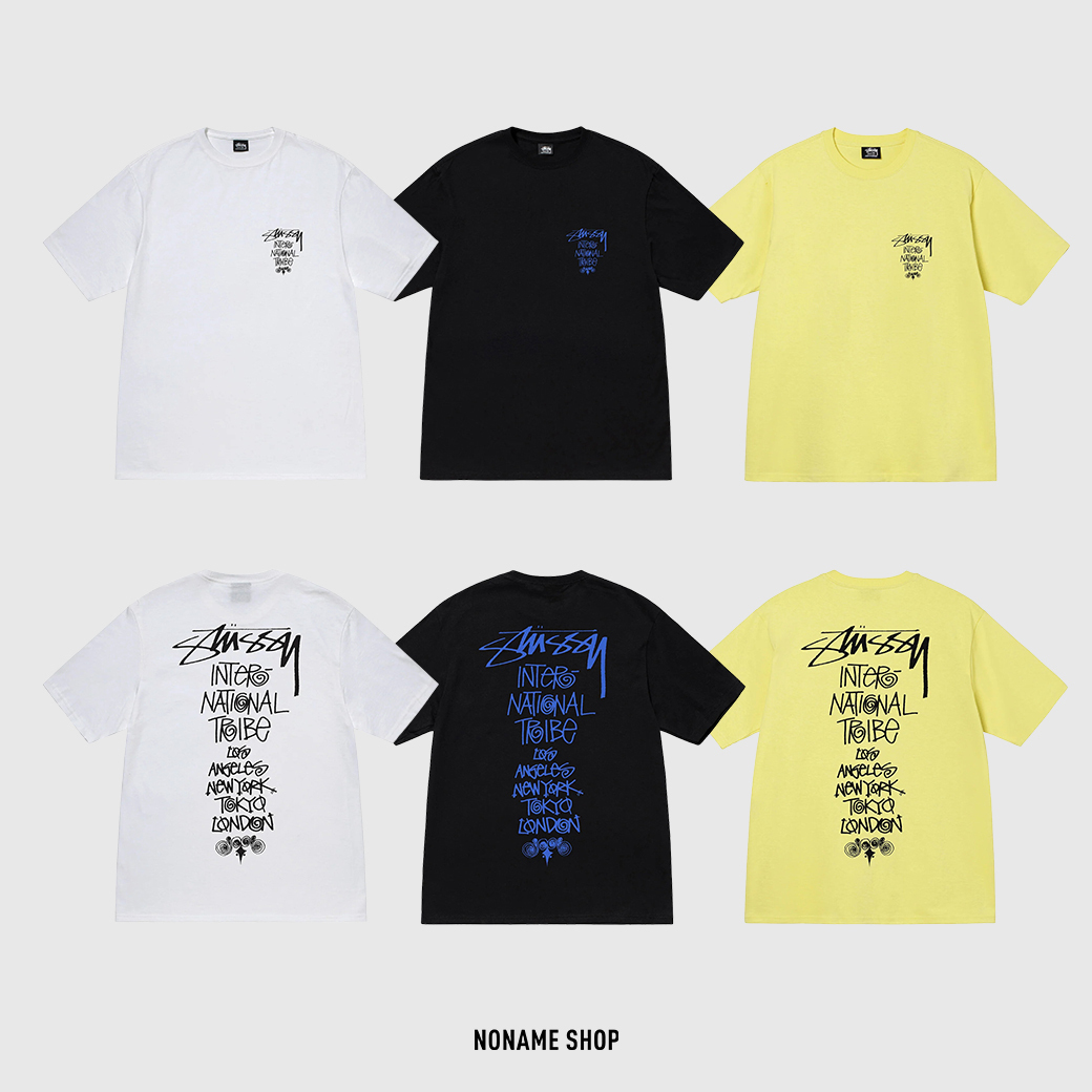 STUSSY TRIBE STACK TEE 手寫 城市 塗鴉 短T 三色 (男款)