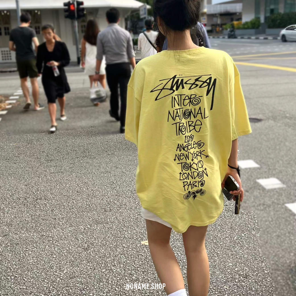 STUSSY TRIBE STACK TEE 手寫城市塗鴉短T 三色(男款)