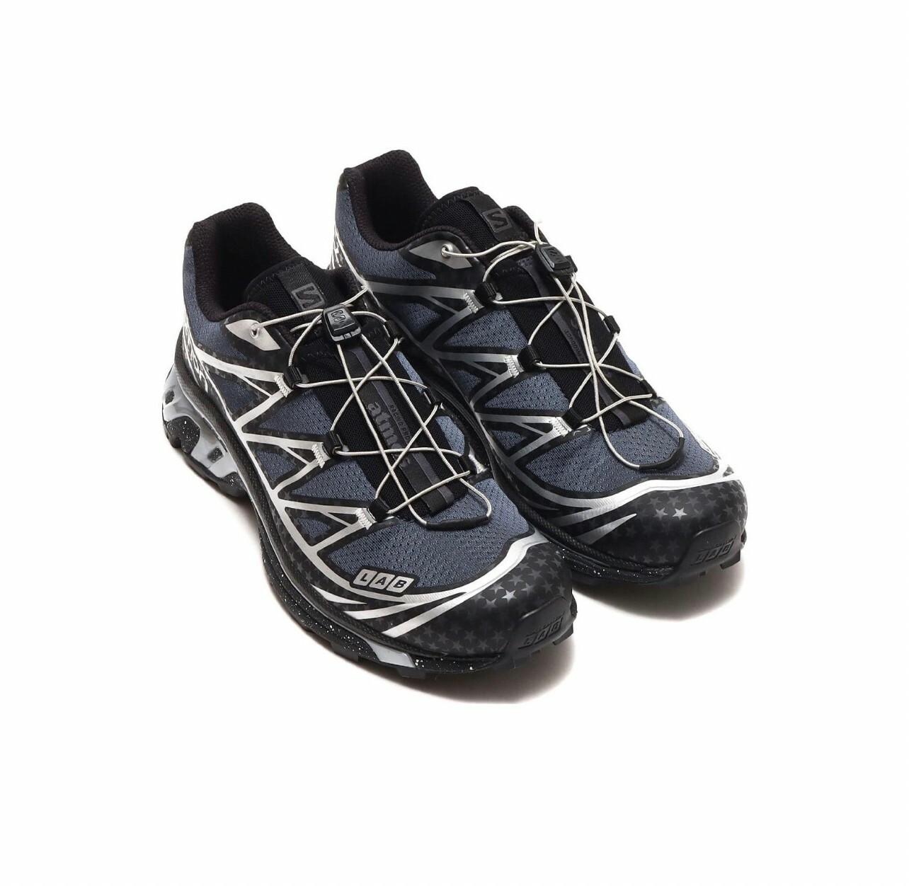 代購 atmos x Salomon XT-6 復古 機能 戶外功能鞋 潮流 跑步鞋 登山鞋 黑 MAY-