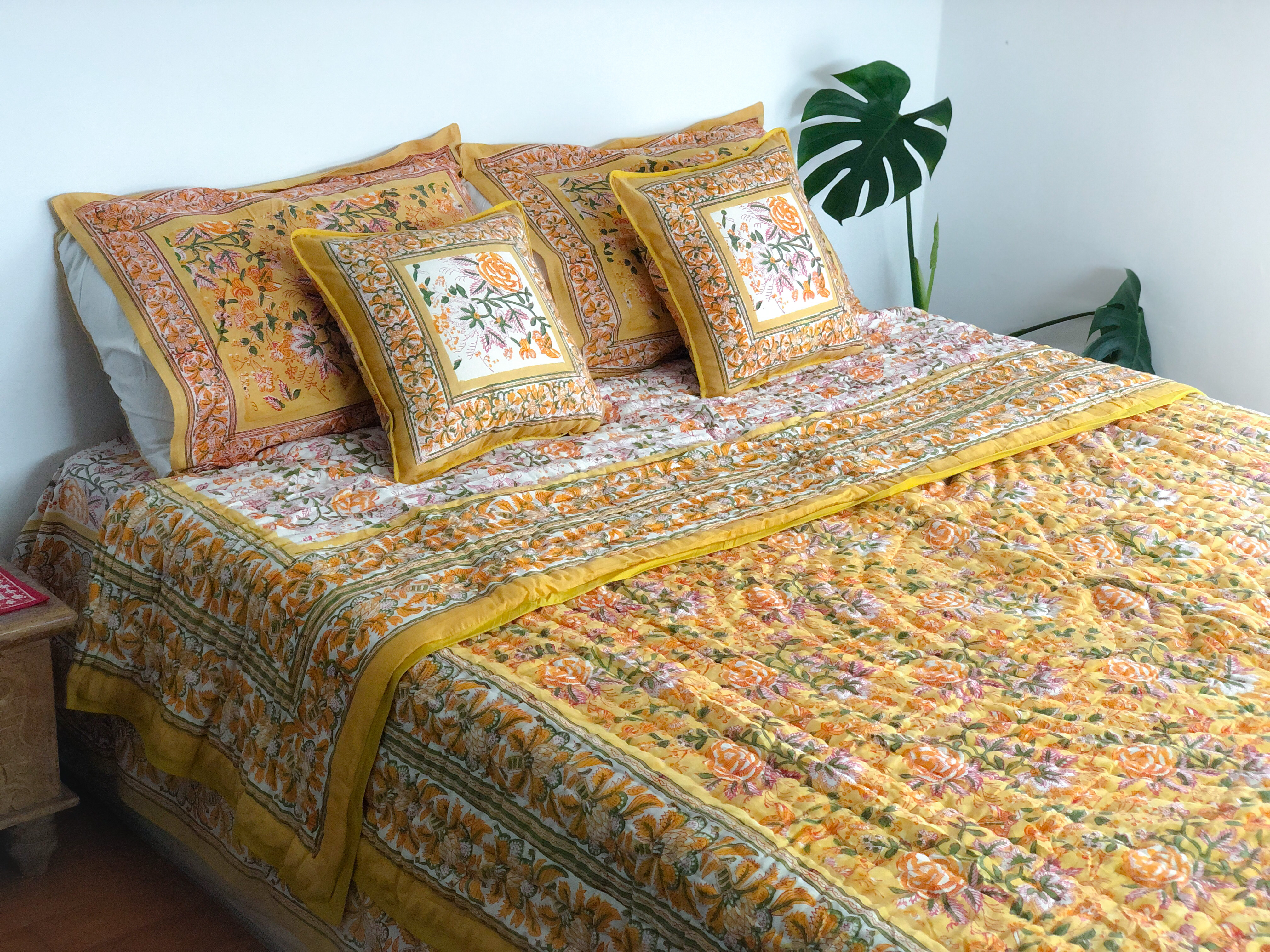 伊斯坦堡黃玫瑰 純棉薄被