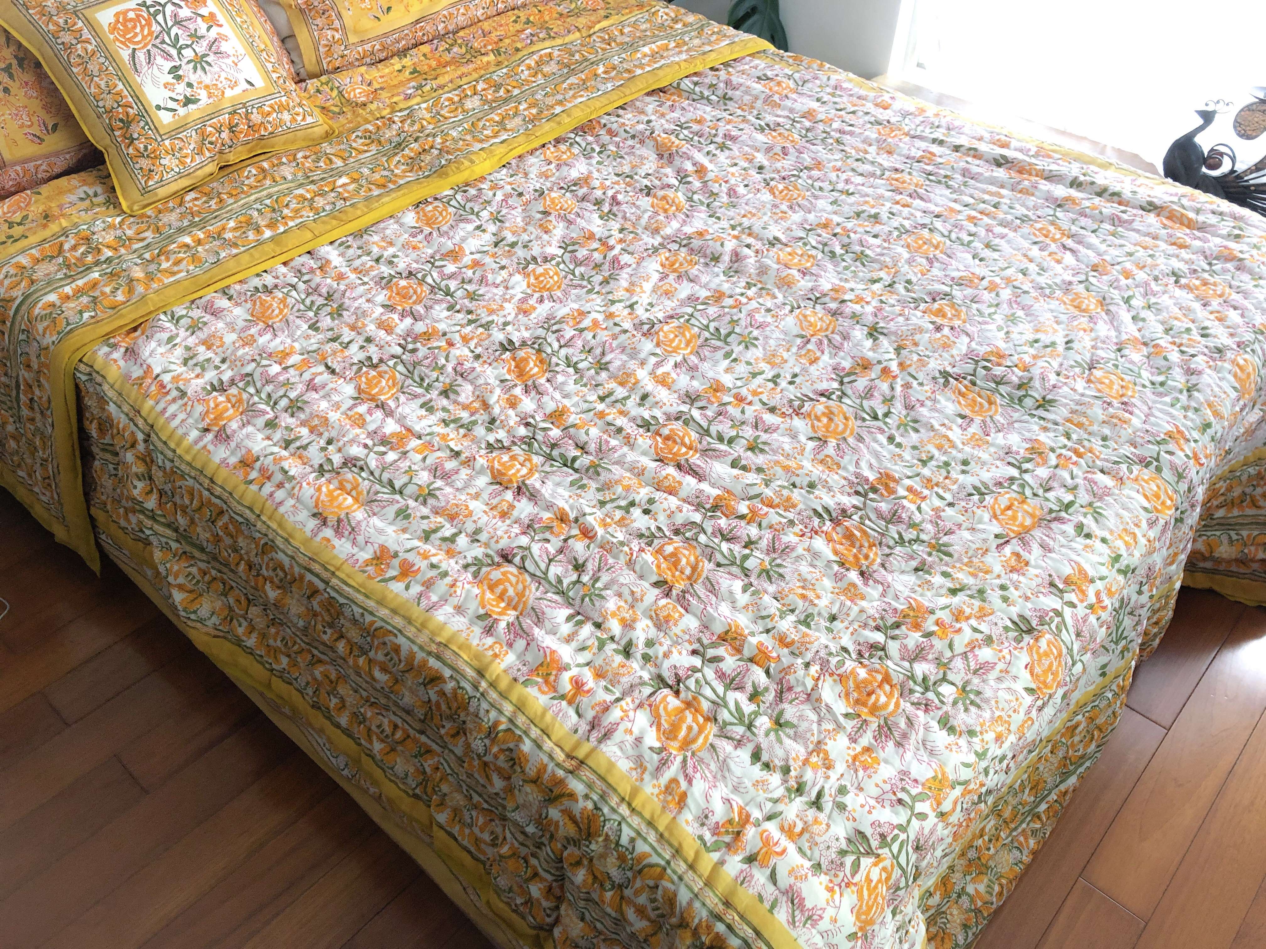 伊斯坦堡黃玫瑰 純棉薄被