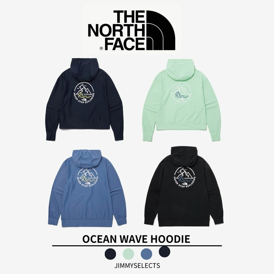 THE NORTH FACE OCEAN WAVE 帽T 長袖 NM5PP05