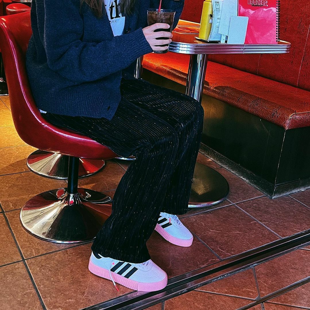 Adidas Originals Samba Rose 白色 情人節 愛心 厚底 餅乾鞋 德訓鞋 EF4965