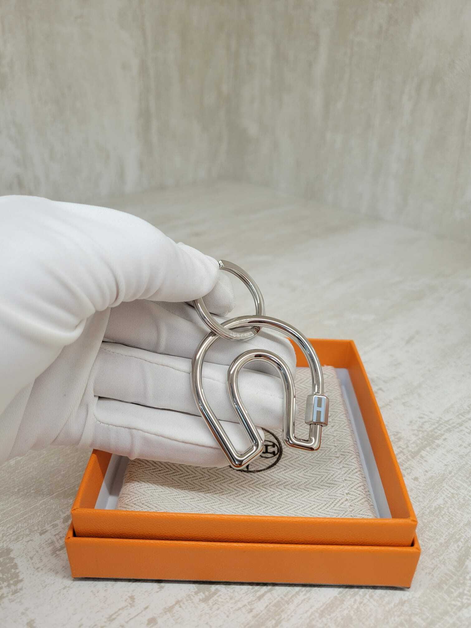 Hermes Fer a Cheval 鎖匙扣(LIGHT BLEU)