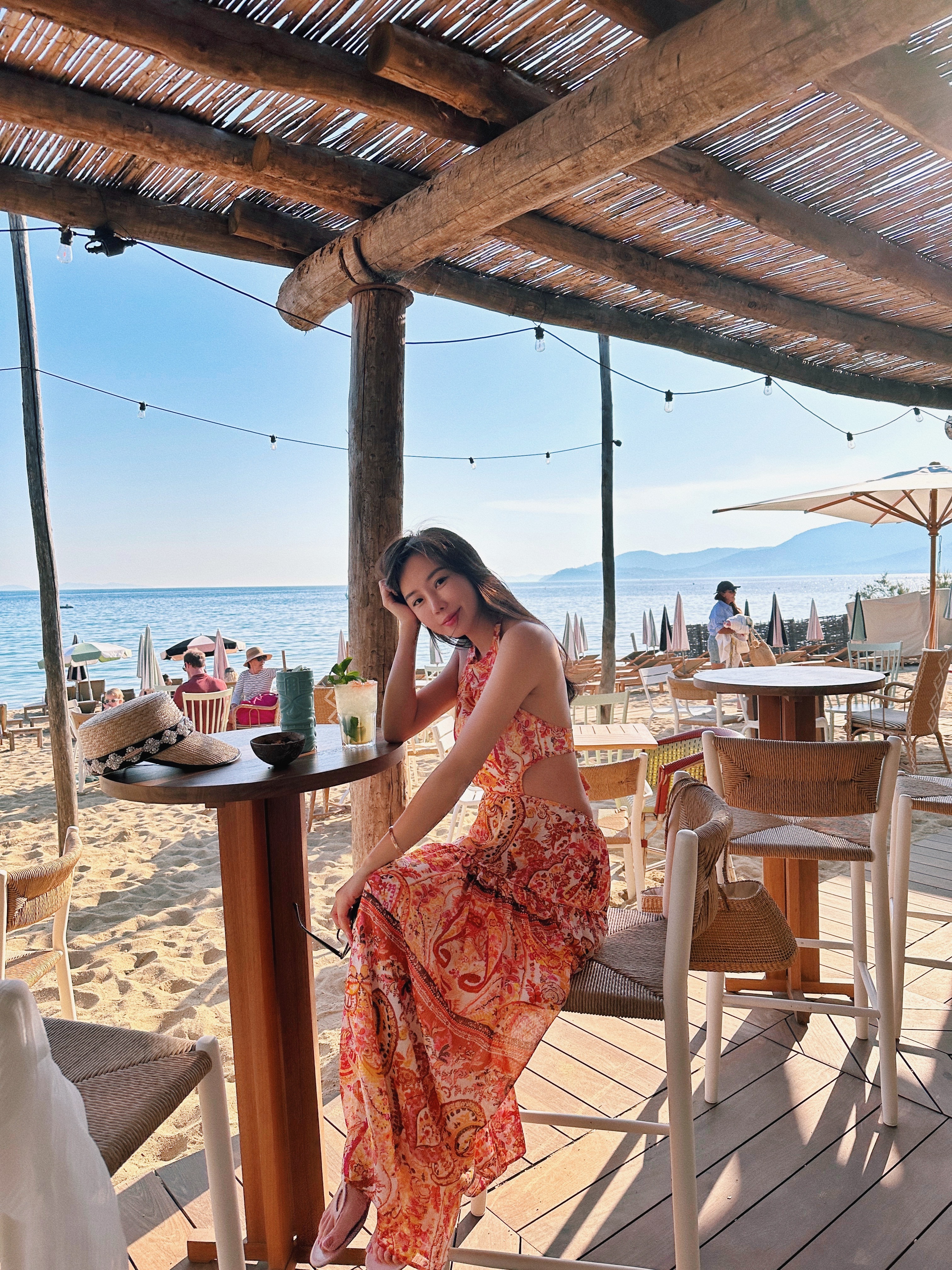 Paisley 佩斯利 綁帶露背度假長洋裝