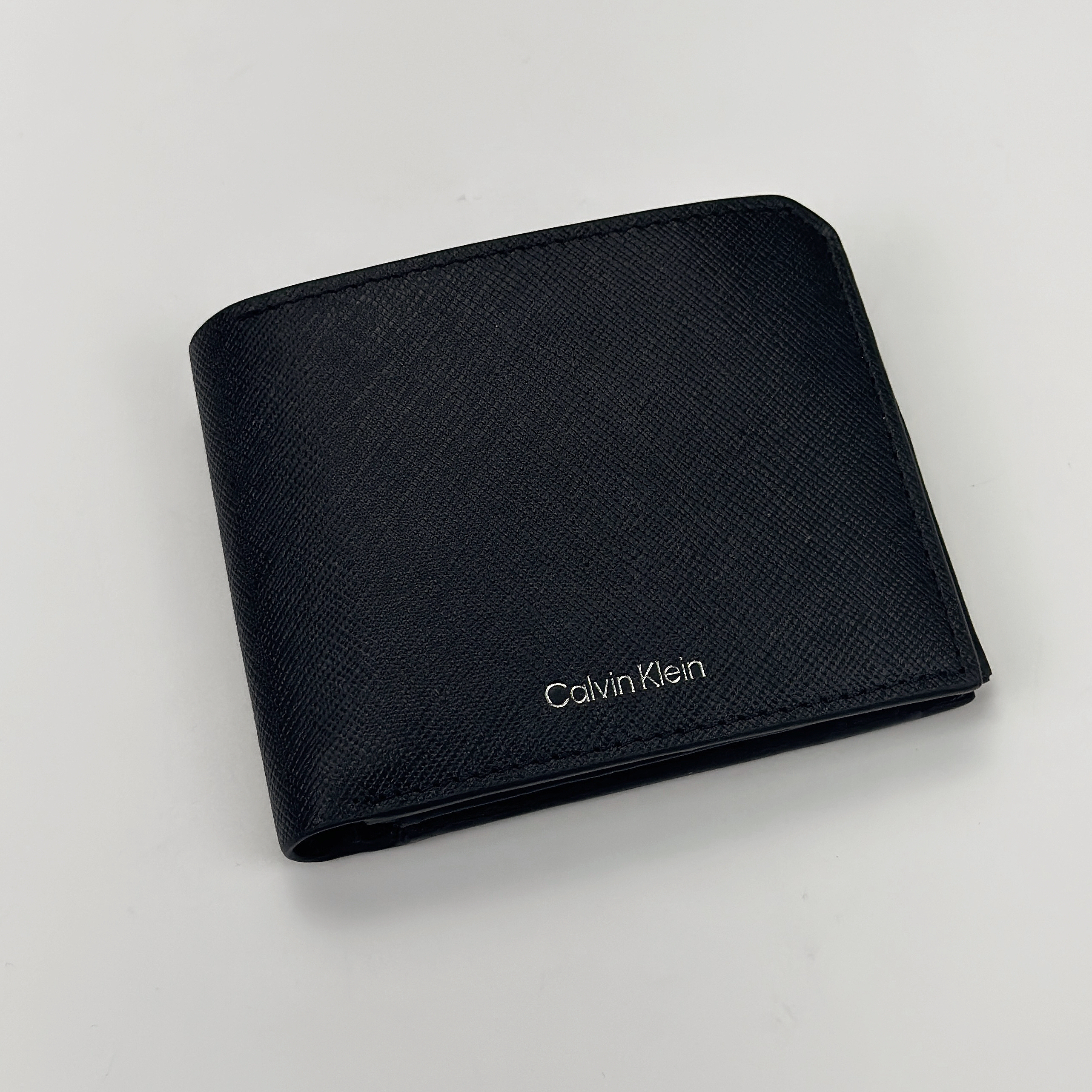 Calvin Klein Ck 防刮皮革 活動卡層 短夾 男生短夾 皮夾