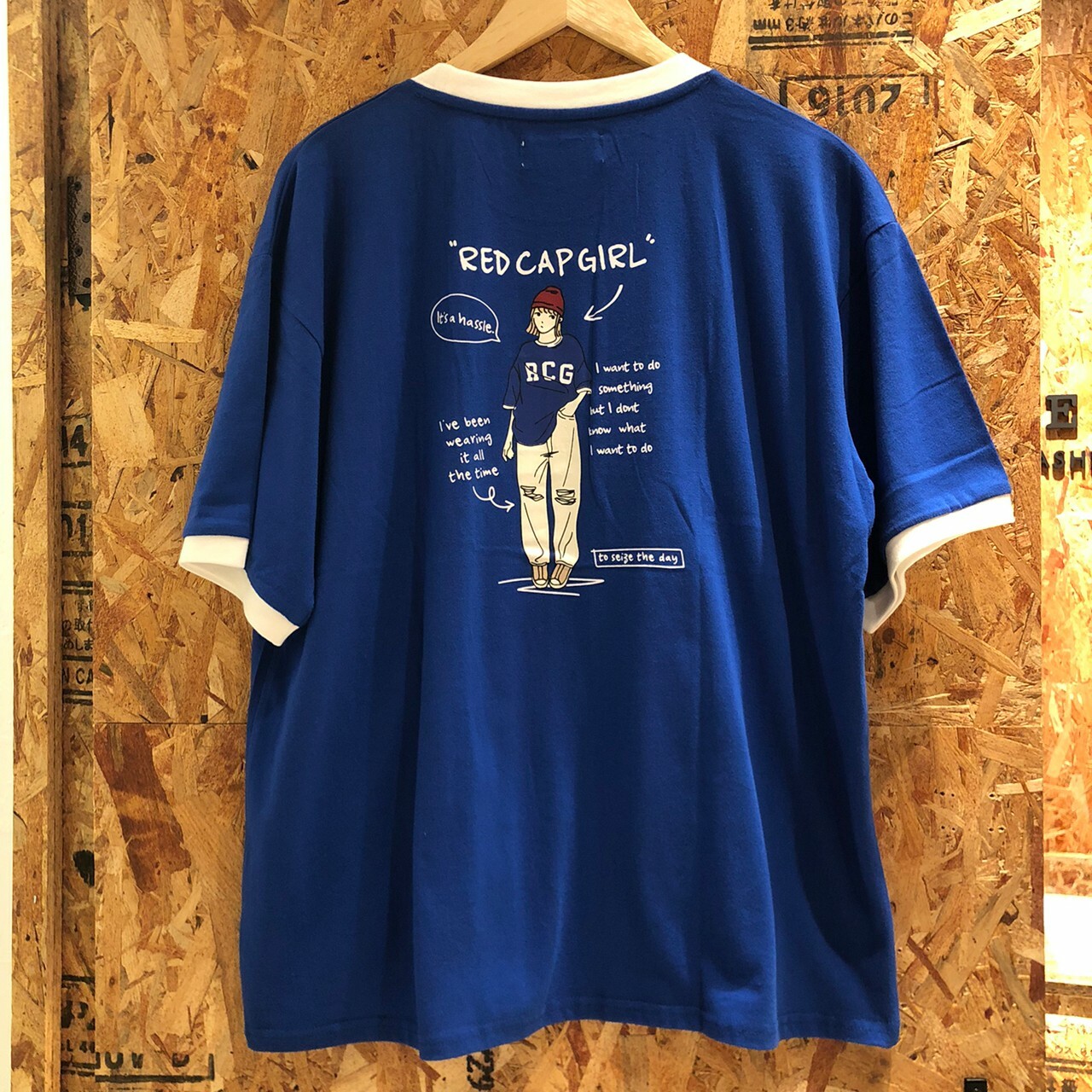 Red Cap Girl Rcg Outfit Girl Tee 紅帽女孩滾邊短Tee 22543