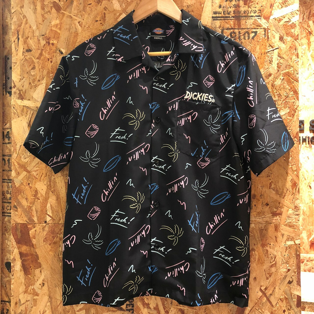 Dickies 夏季短袖薄襯衫 DSR2UTSH727