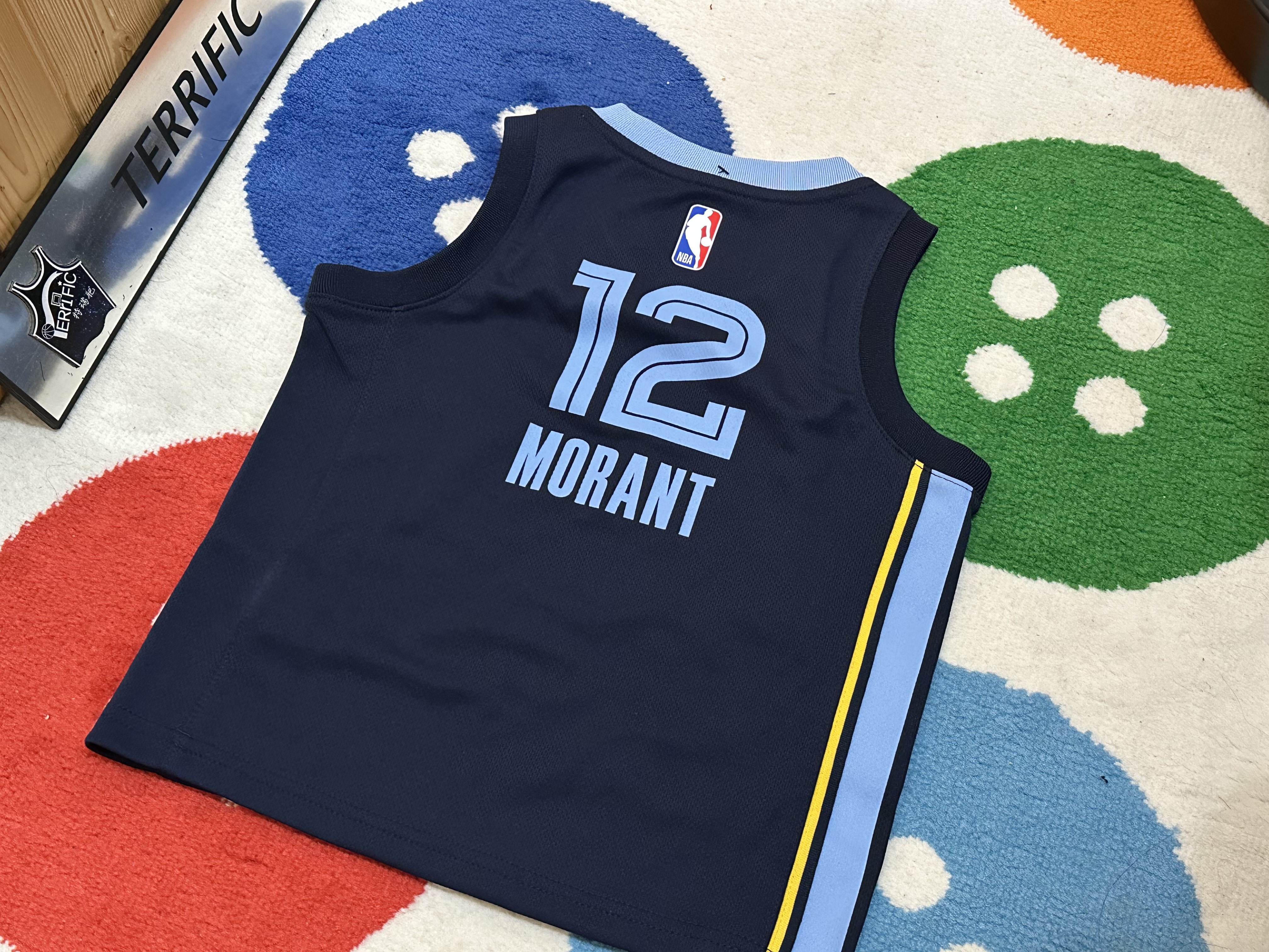 NBA球衣 Ja Morant 曼菲斯灰熊 深藍 童裝 Nike Replica 全新 小童 幼童 非青年版