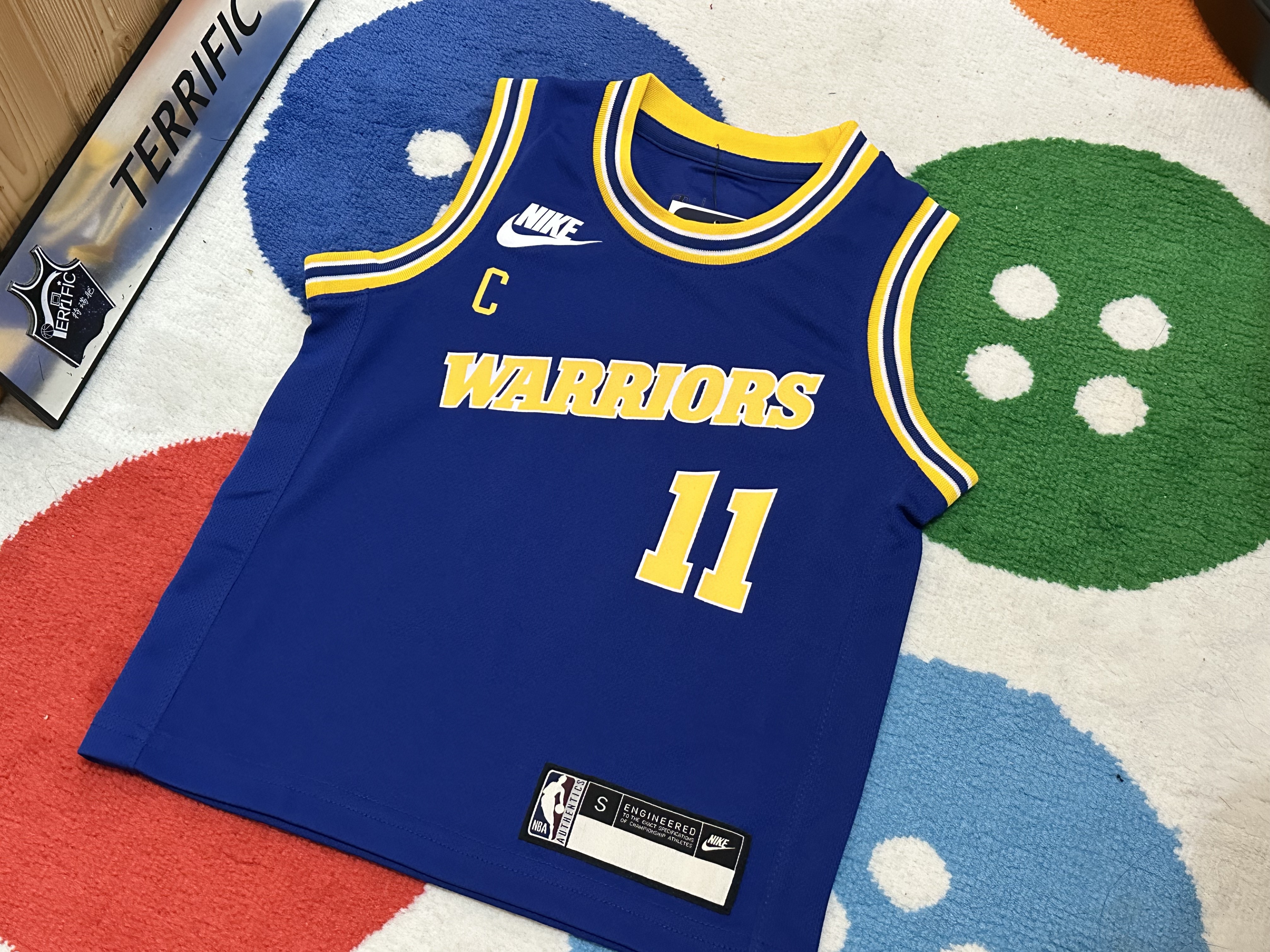 NBA球衣 Klay Thompson 金州勇士 復古藍 童裝 Nike Replica 全新 小童 幼童 非青年版