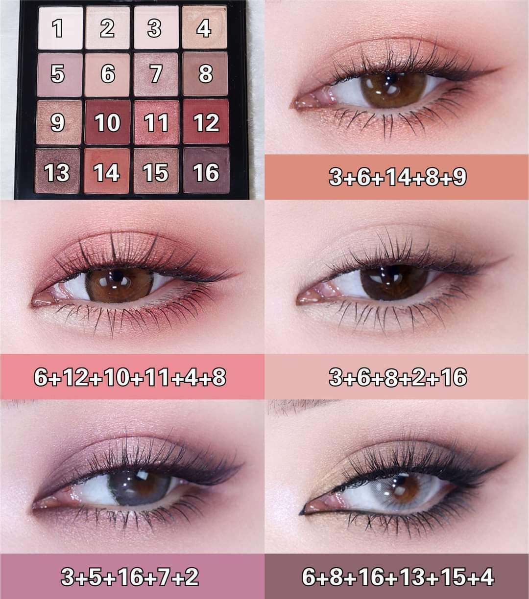 NYX16色眼影盤0.83g