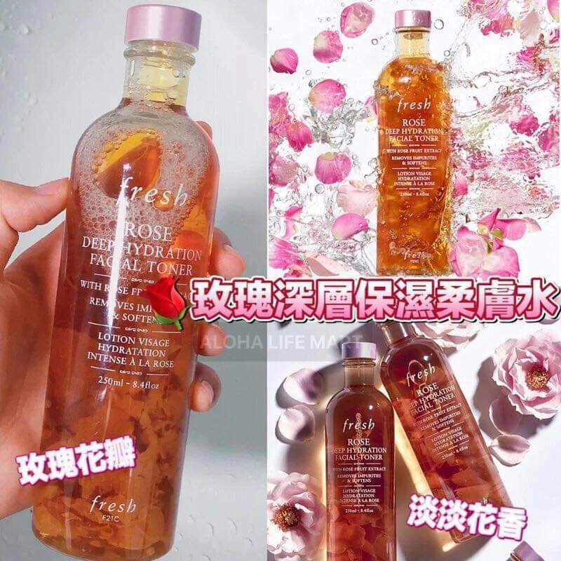 玫瑰深層保濕柔膚水250ml