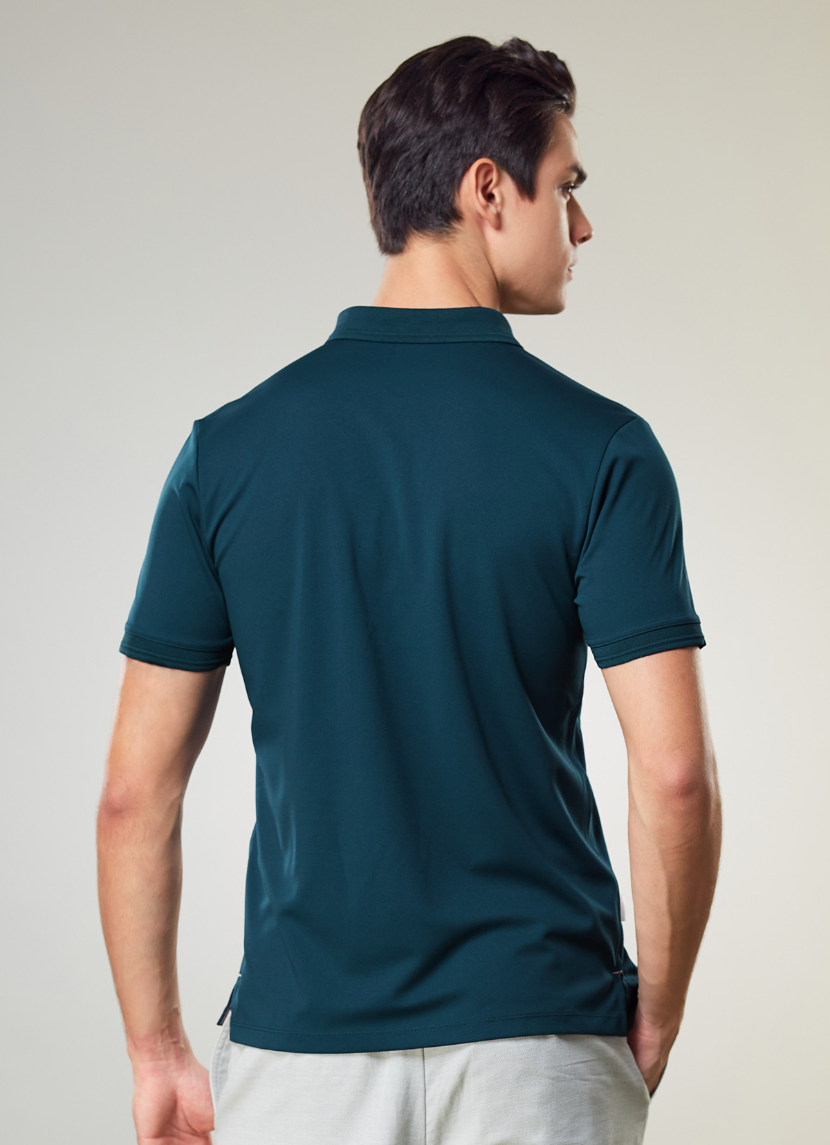 軍規IONIC+銀纖維科技零汗紳士男POLO衫-2301MP-深湖藍
