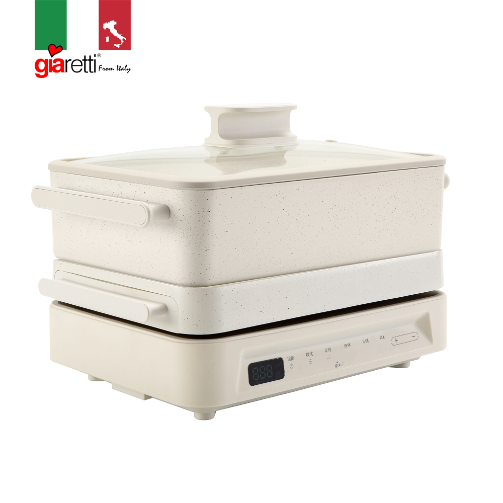 【義大利Giaretti 珈樂堤】多功能陶瓷不挑鍋料理盤-升級版(GT-MFM11)