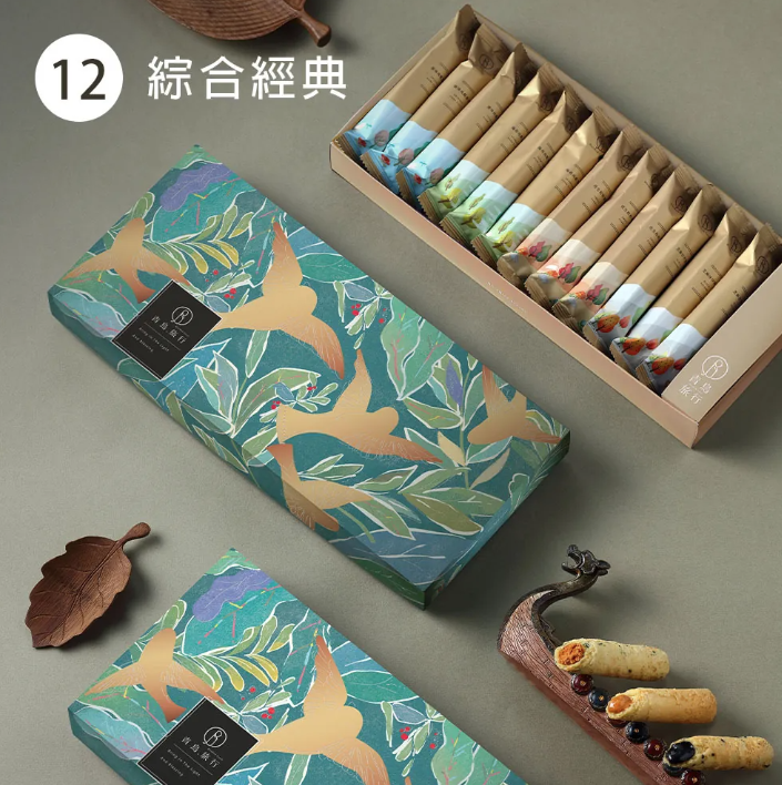 青鳥旅行 - 銀絲蔓夜綜合經典蛋捲禮盒12入