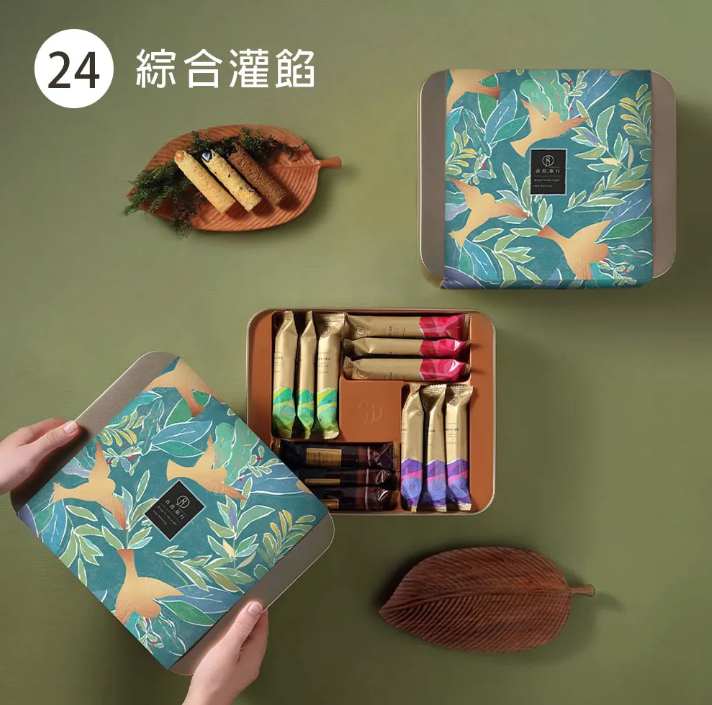 青鳥旅行 - 銀絲蔓夜綜合灌餡蛋捲禮盒24入
