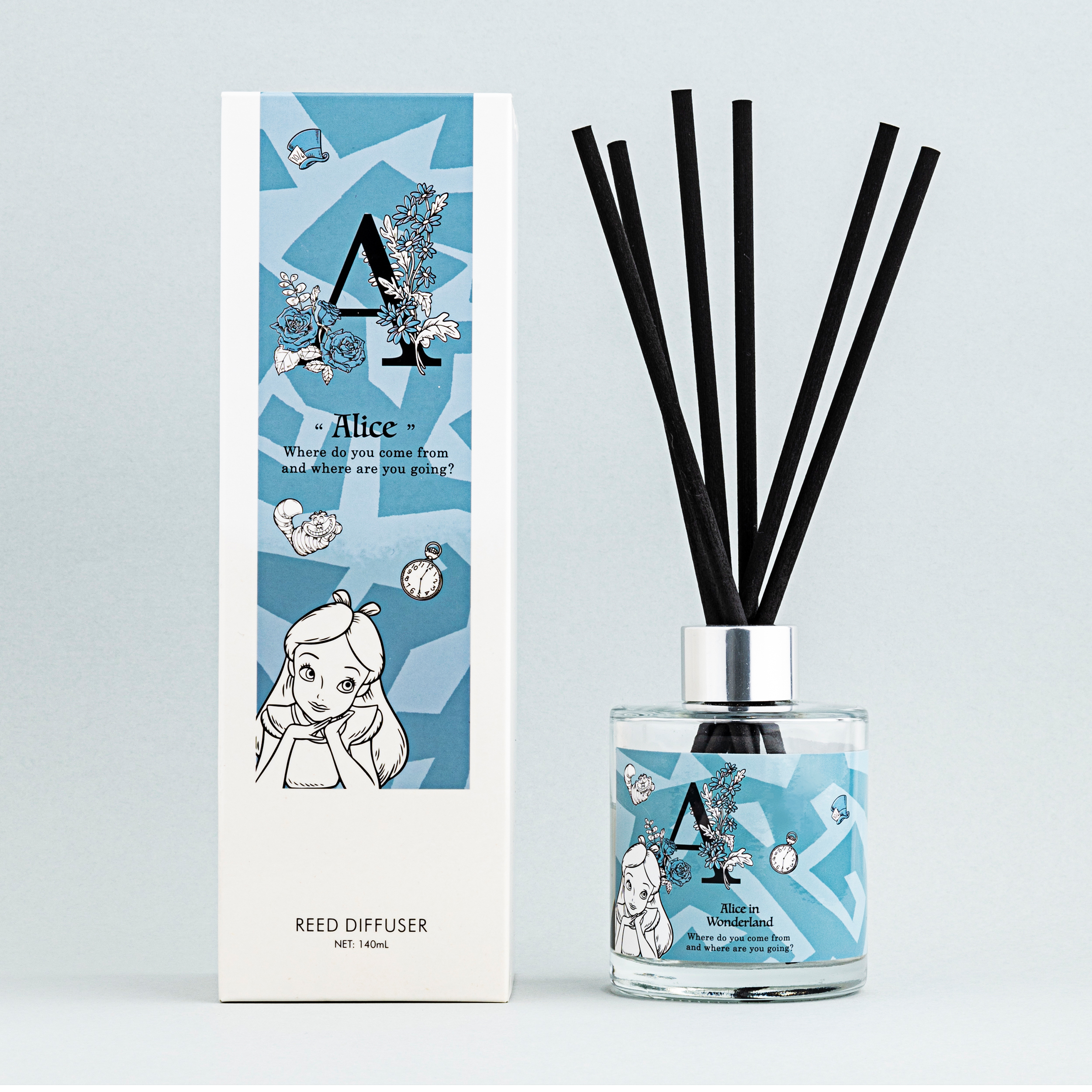 迪士尼- 愛麗絲 室內香薰連藤枝 140ml