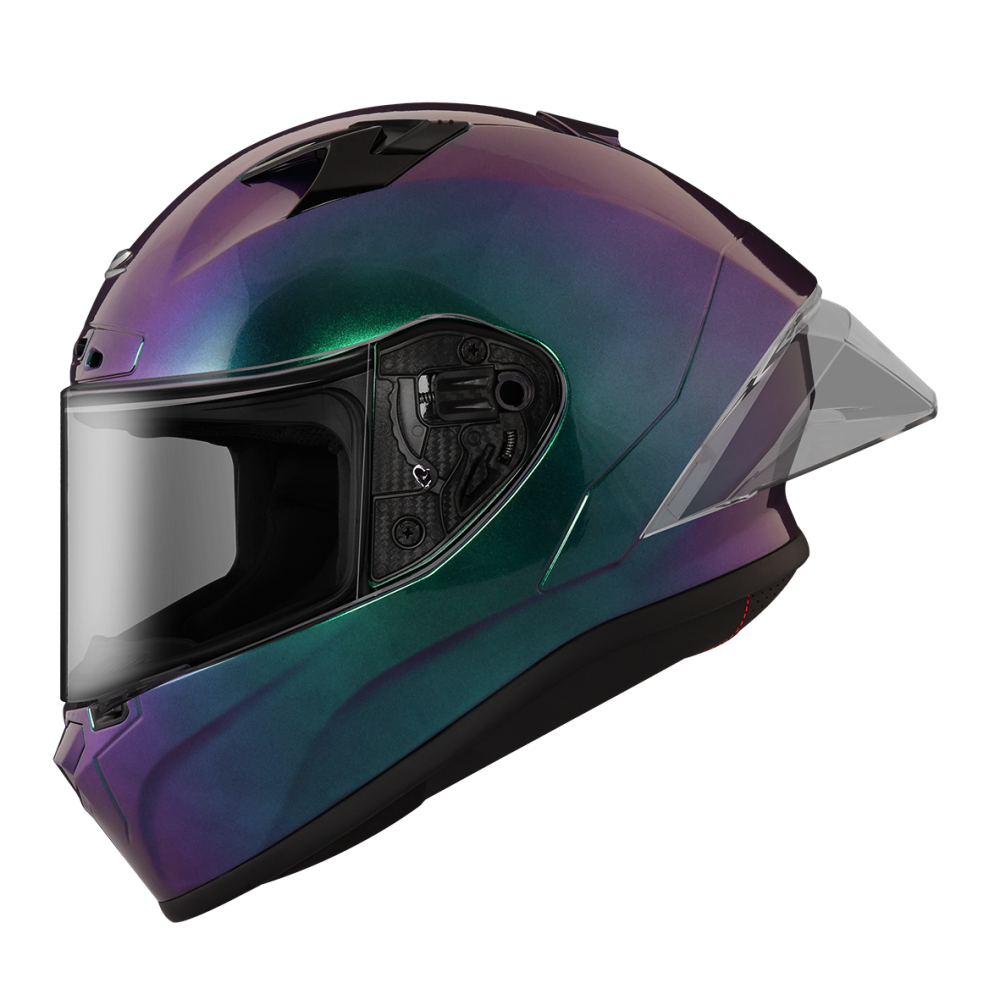 ZEUS ZS-826  彩繪 變色龍 綠紫 全罩 輕量化 ZS826