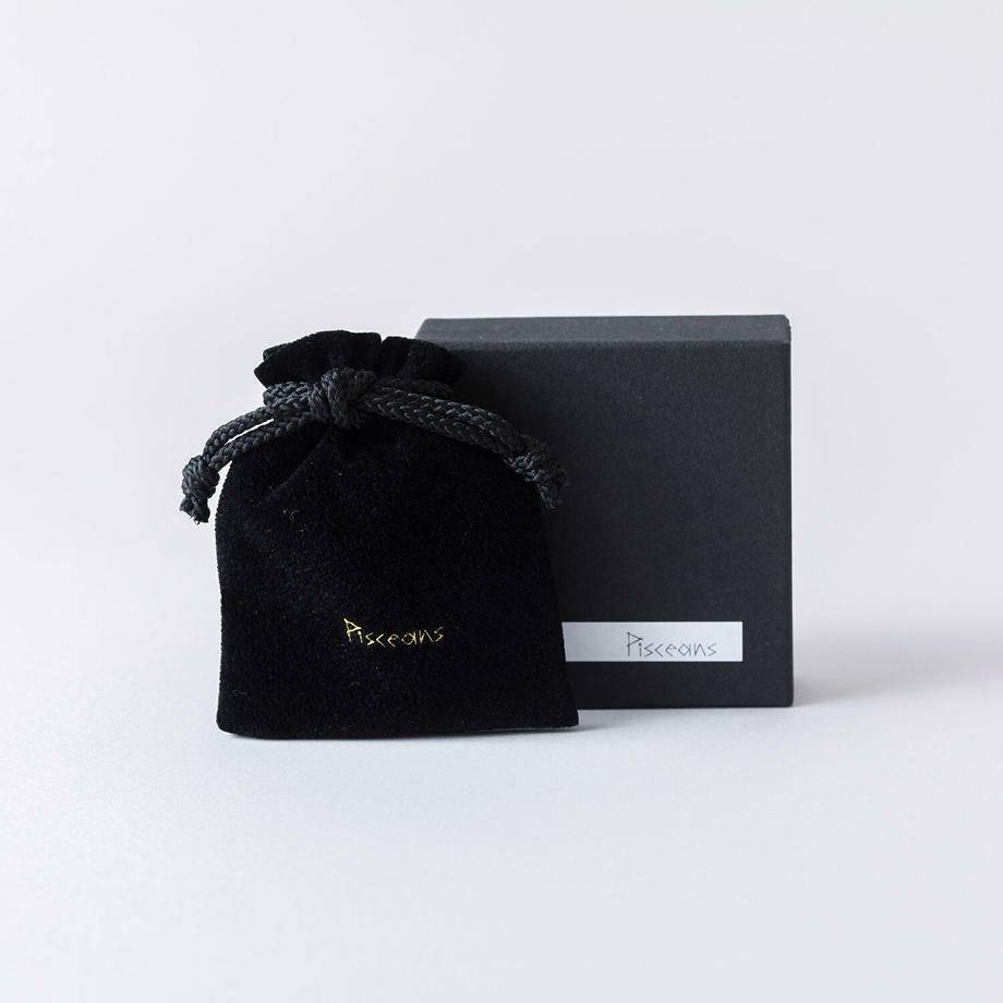 Pisceans-波堤針式耳環／銀色