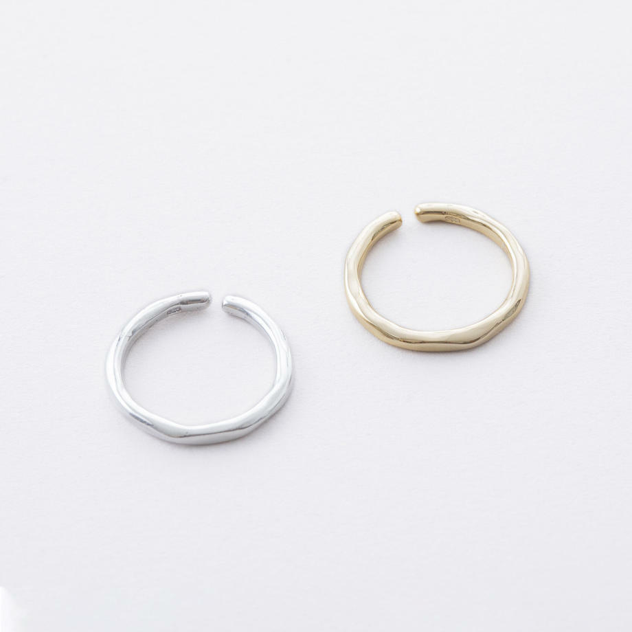 Pisceans-波紋戒指／金色