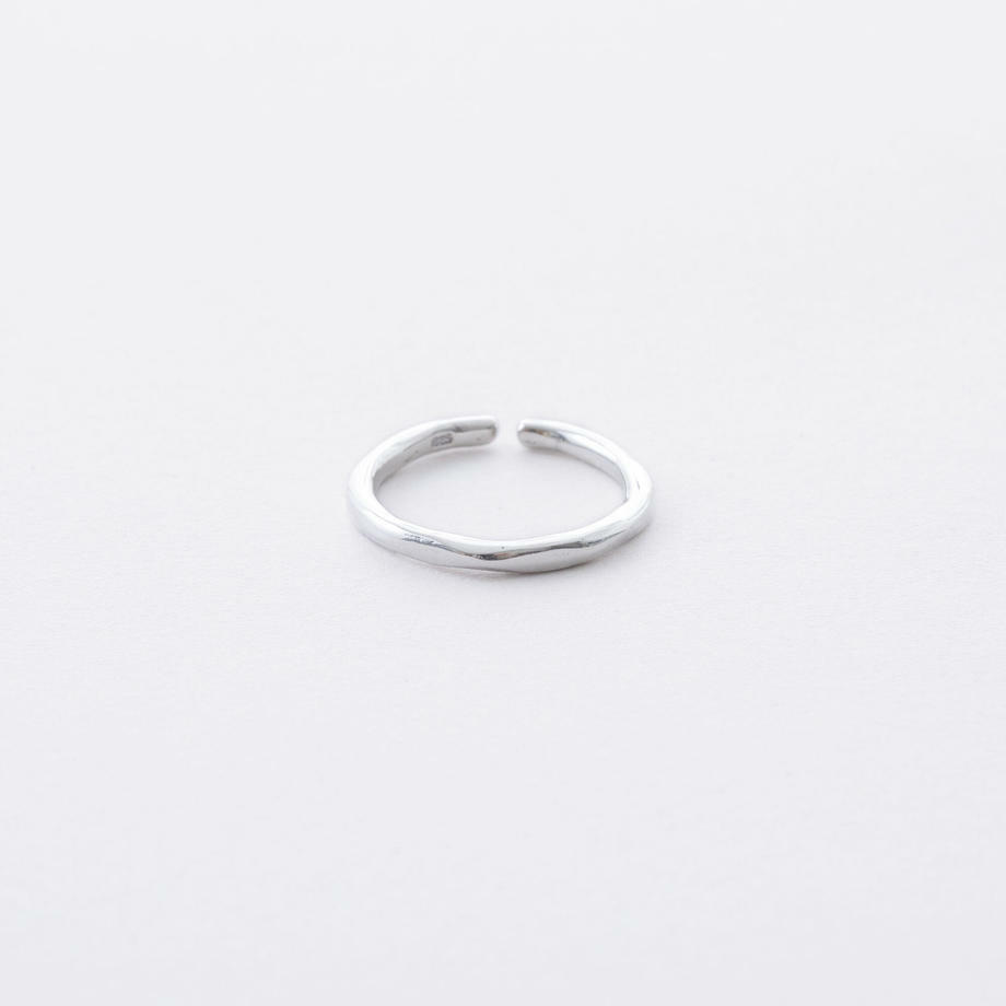 Pisceans-波紋戒指／銀色