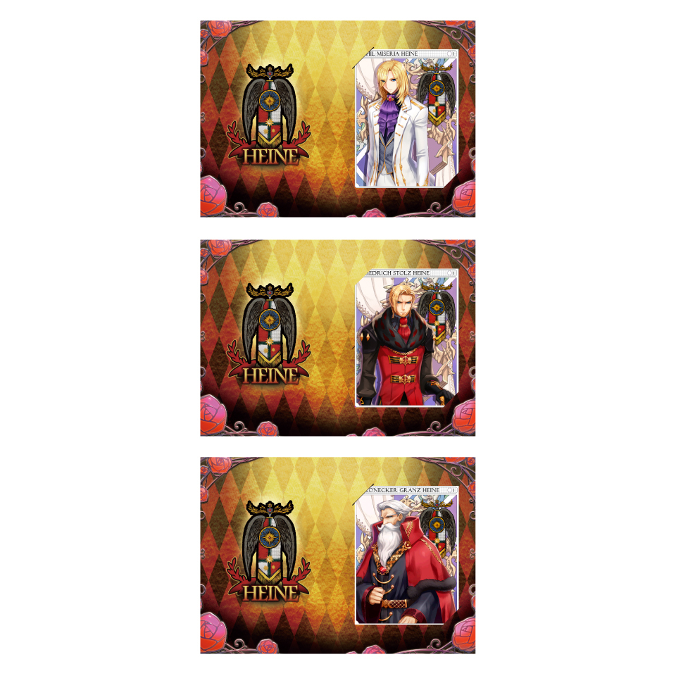 《RO仙境傳說》七王家珍藏閃卡－海涅家族 (NIHIL M. /KRONECKER G. /FRIEDRICH S.)