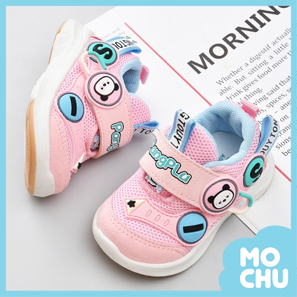 熊熊拼色標籤學步鞋(三色)