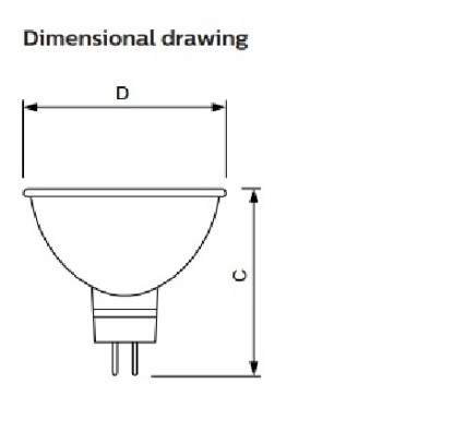 飛利浦 14599 ACCENTLINE 50W 12V 10DEG GU5.3