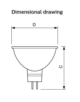 飛利浦 13679 MASTERLINE PLUS 20W GU5.3 60DEG