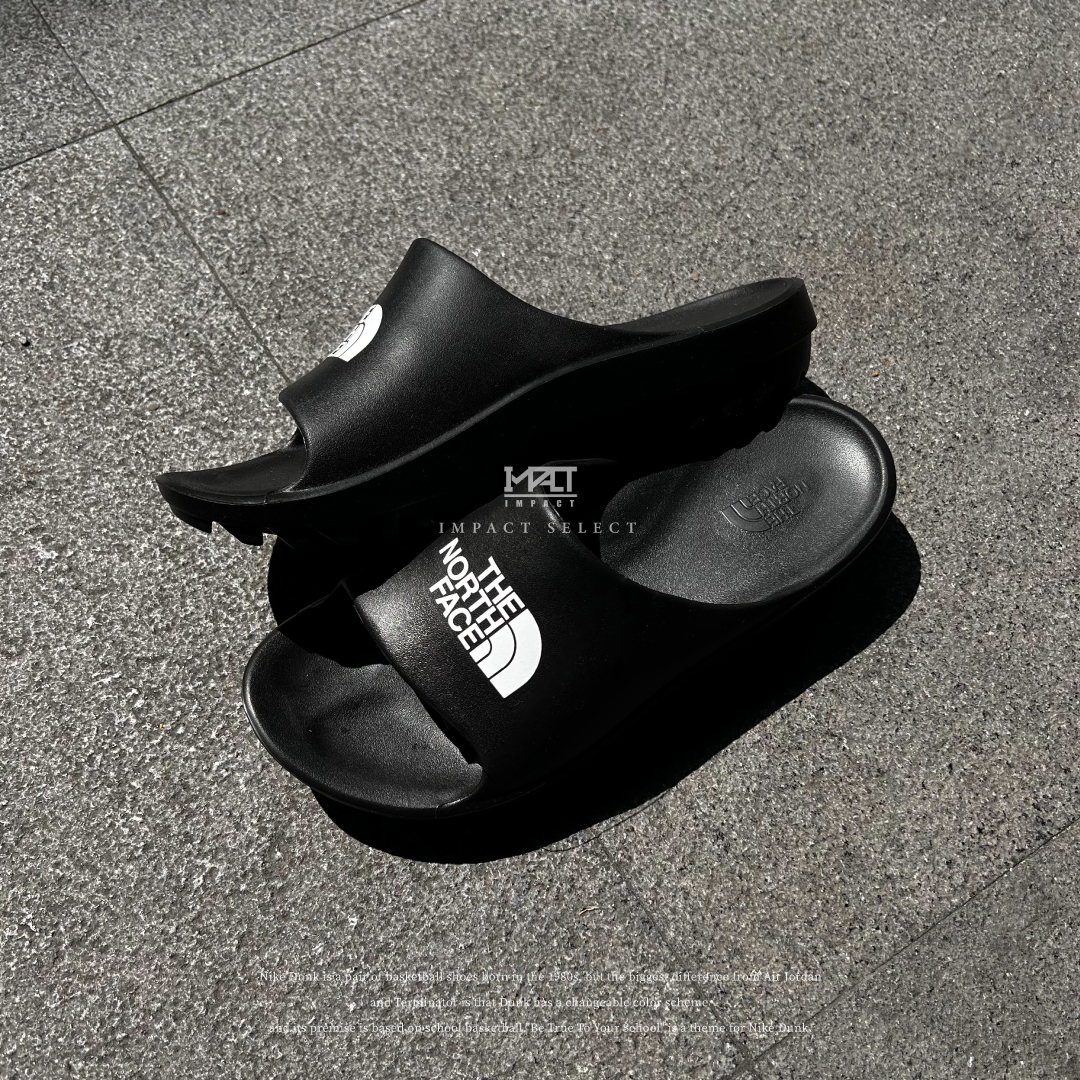 The North Face 北臉 黑色 拖鞋 防水 韓國限定款 NS98P23S