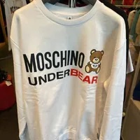 [S] MOSCHINO UNDERBEAR SWEATSHIRT,WHITE, 1T17018126-0001 (SM526)