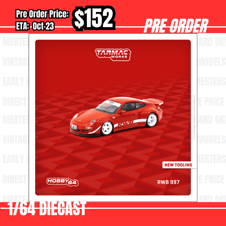 Pre Order-$152 Tarmac 1:64 RWB 997 Philadelphia  [OD25/05]