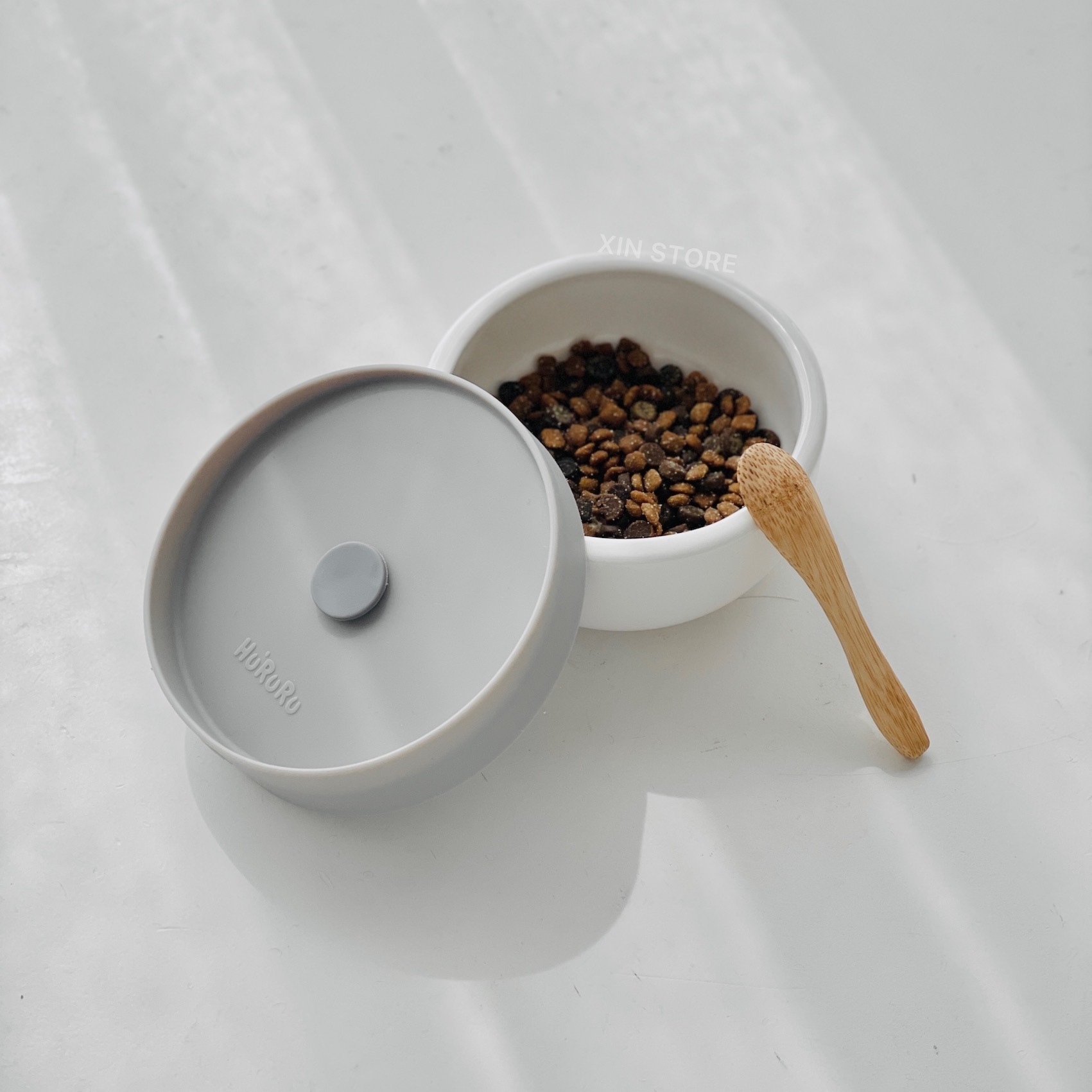 T-FENCE 防御工事 Hururu BOBO! 食物保鮮 密封 寵物碗 ​斜角 x 乾濕兩吃​