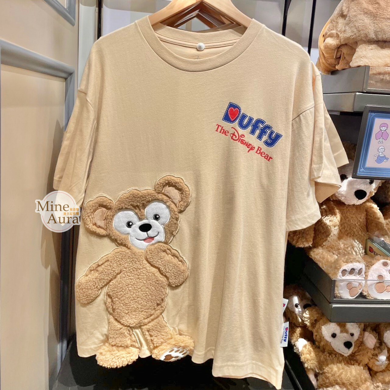 達菲 Duffy 全身圖案造型 上衣 短T -上海迪士尼樂園