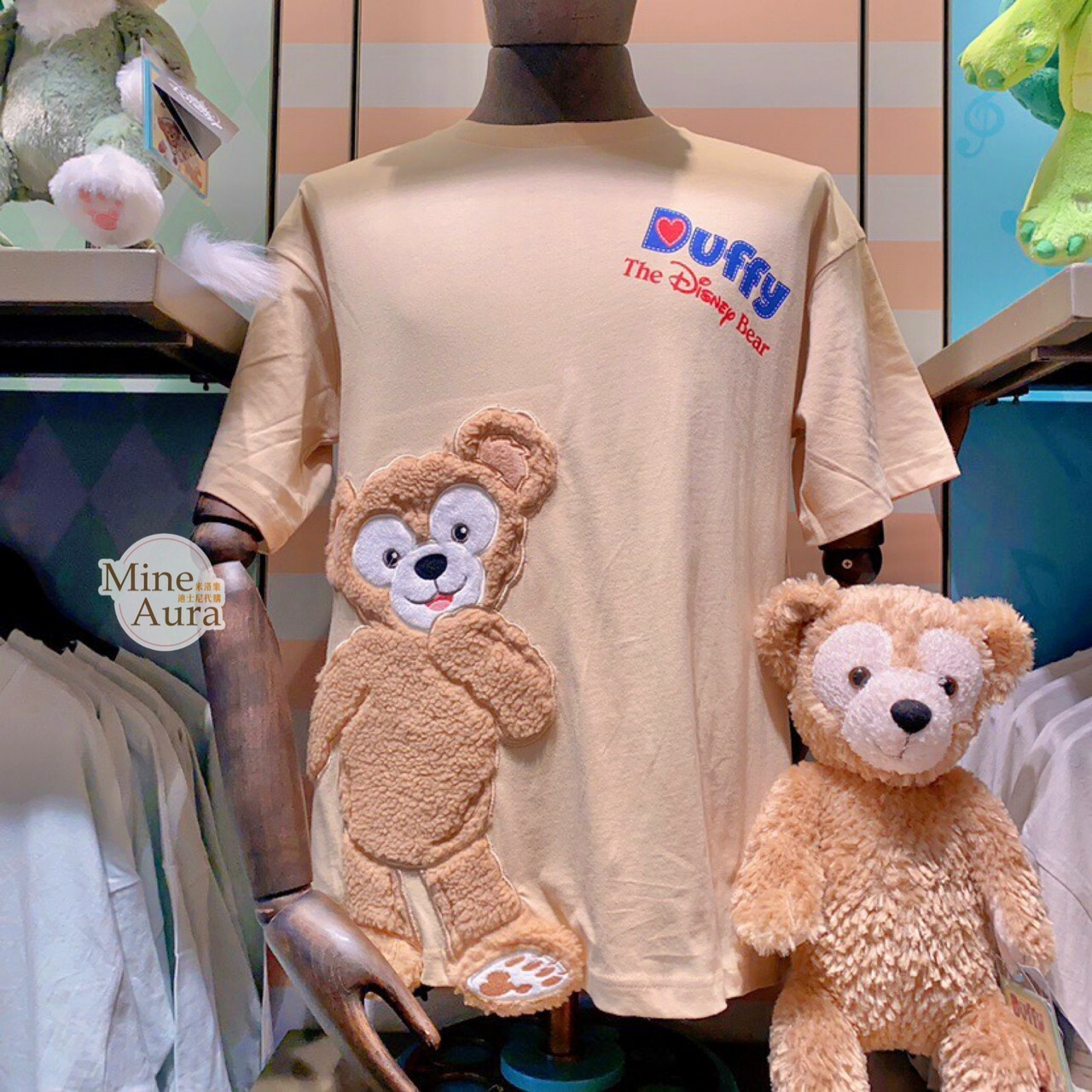 達菲 Duffy 全身圖案造型 上衣 短T -上海迪士尼樂園