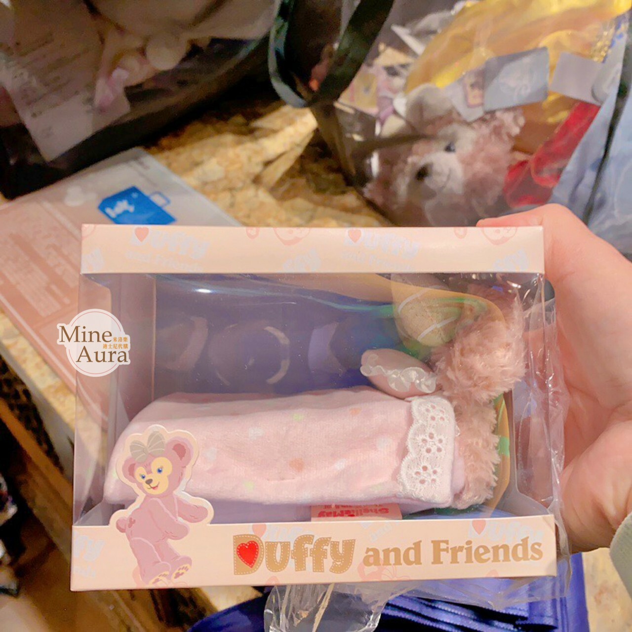 雪莉玫 ShellieMay 絨毛玩具 小床 擺飾品 -上海迪士尼樂園