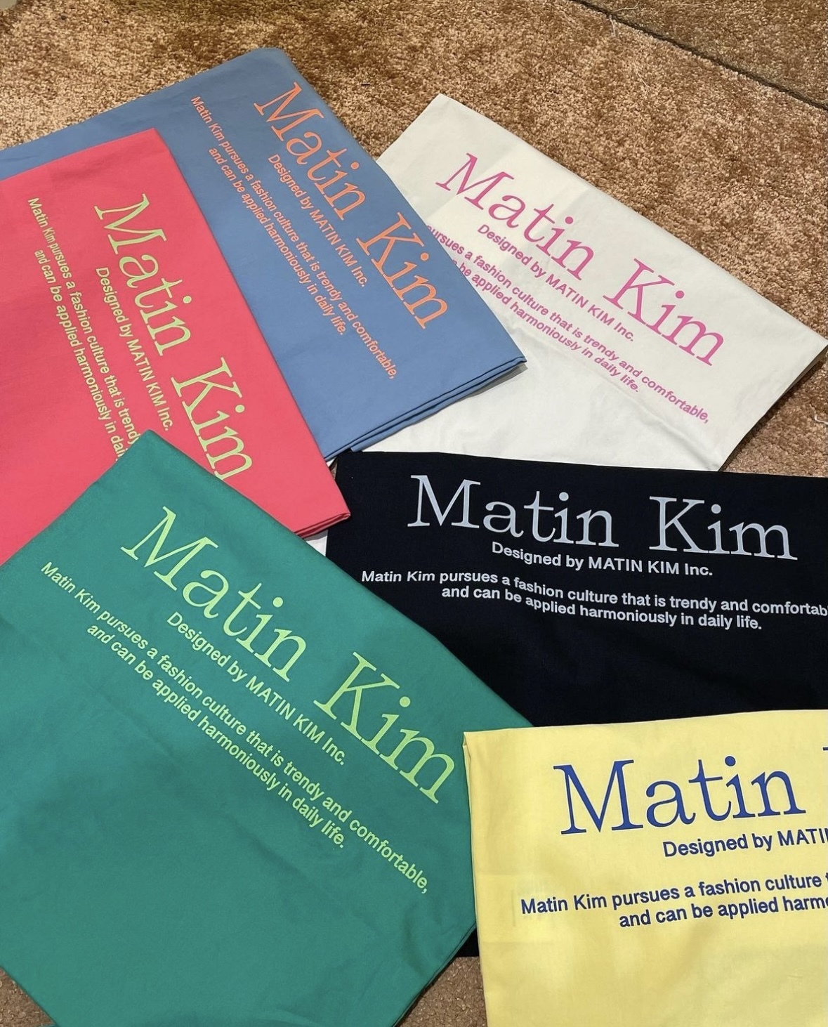 MATIN KIM Matin Poppin Eco Bag - 6 color – Belle Korea