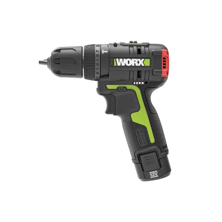 WORX WU131X.4 12V 無刷雙速衝擊電鑽套裝 (配75件附件)