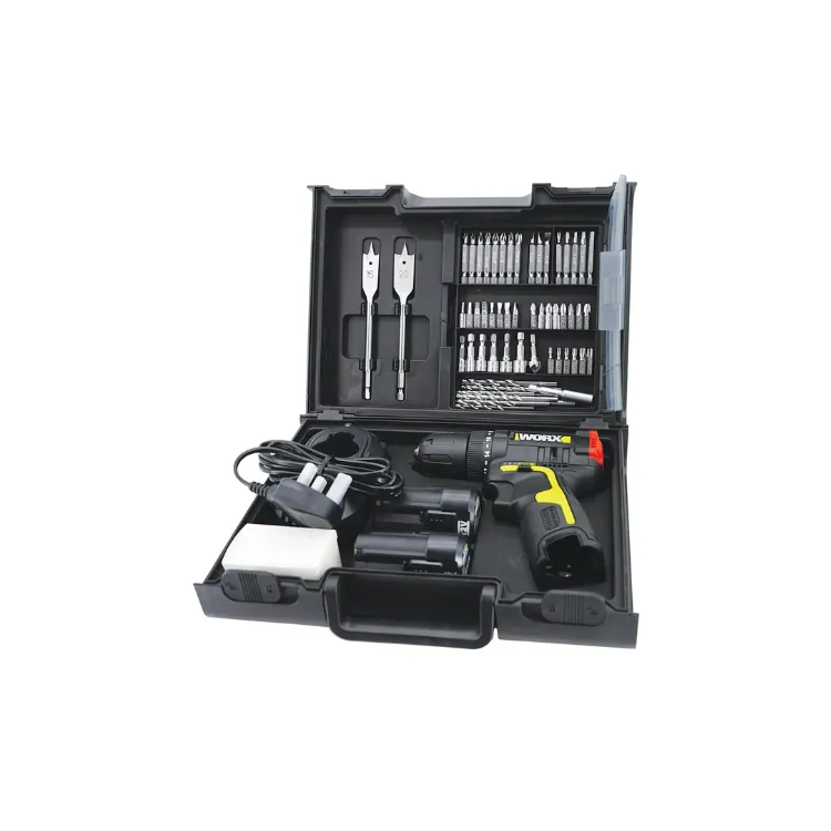 WORX WU131X.4 12V 無刷雙速衝擊電鑽套裝 (配75件附件)