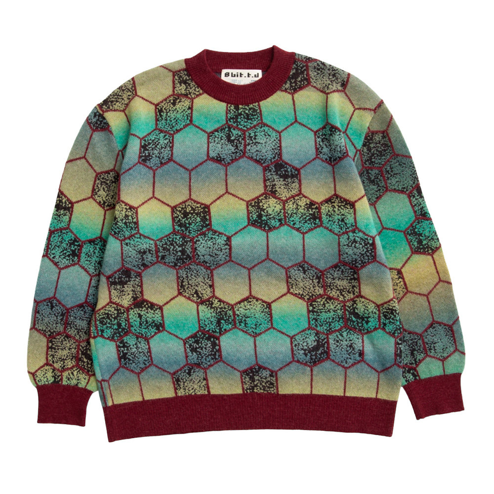Hexagonal Bricks in Shrine - Long Sleeves Top