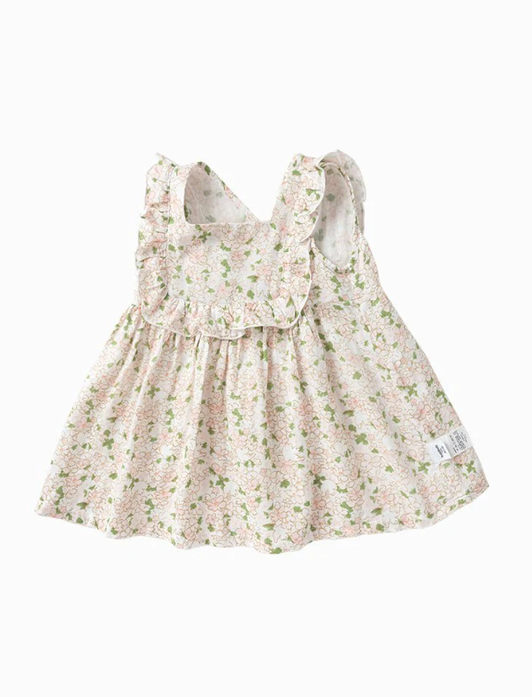 H134PK_SS23_C🌸🌼清新粉色小花背心連身裙(pre-order)