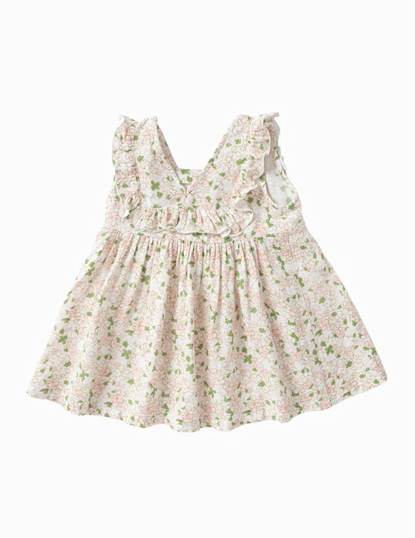 H134PK_SS23_C🌸🌼清新粉色小花背心連身裙(pre-order)