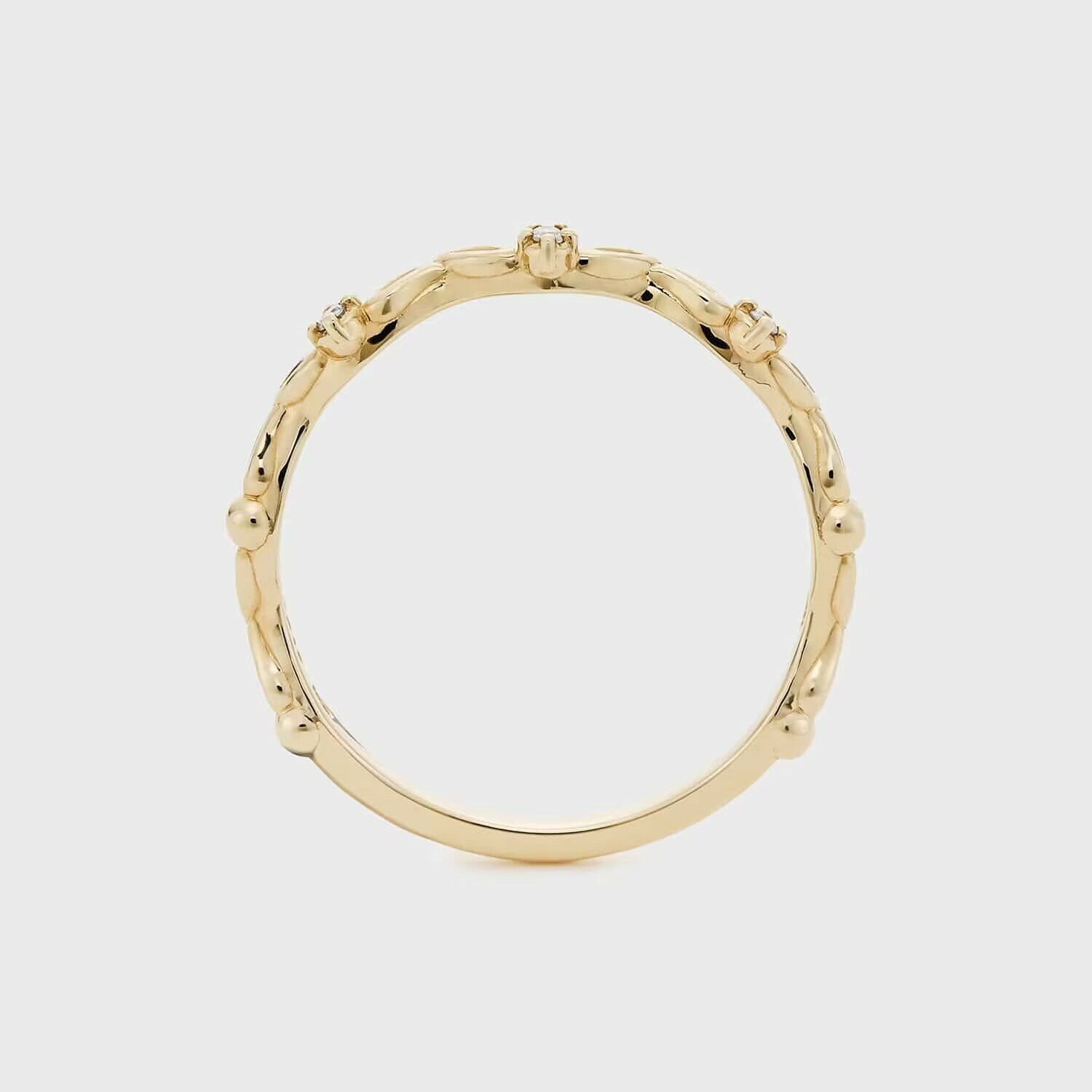 【輕奢】清晨露珠-S925純銀+14K金白鋯石戒指