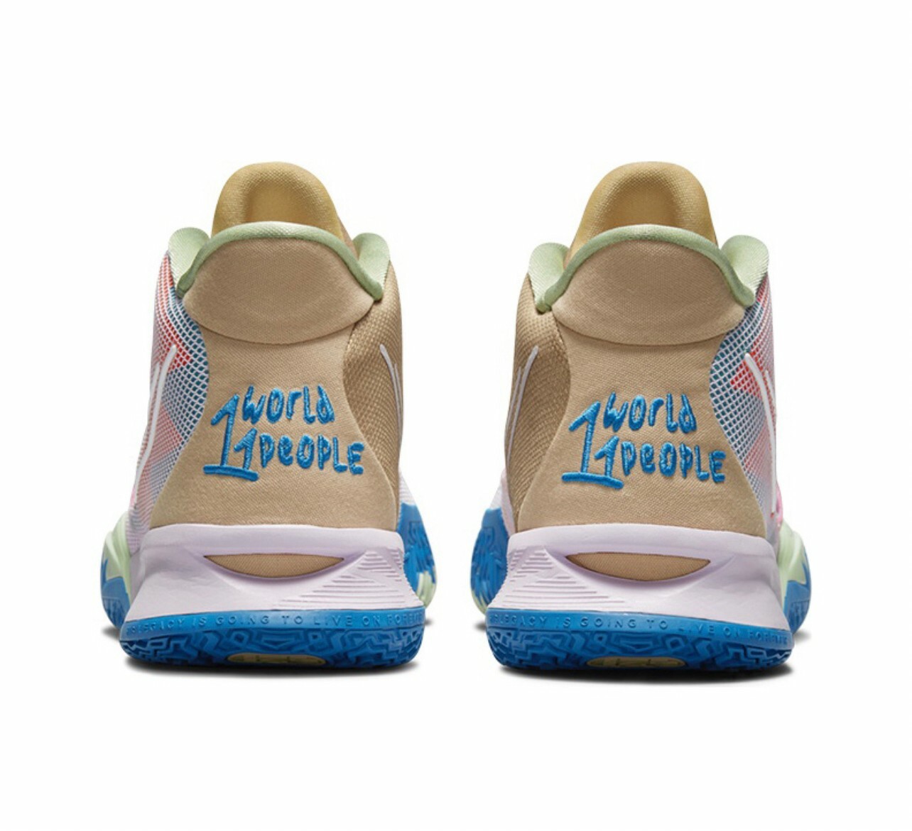 代購 Nike kyrie 7"world people"和平與愛 實戰藍球鞋 國內版 淡粉色 MAY-