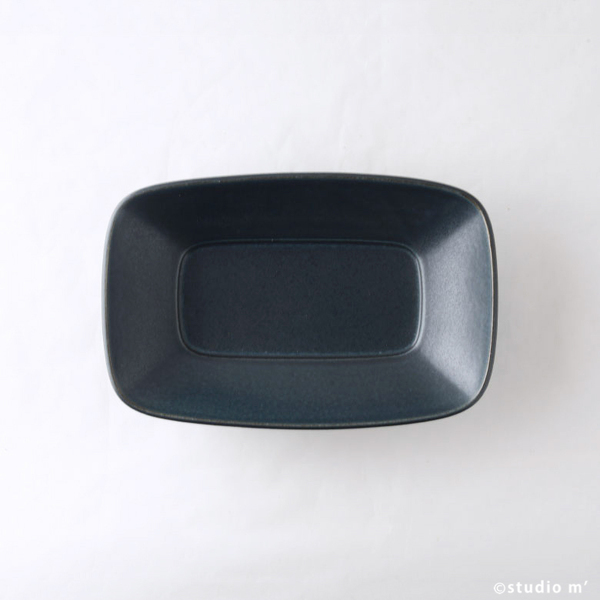 STUDIO M' -ESSEN深皿L 深藍