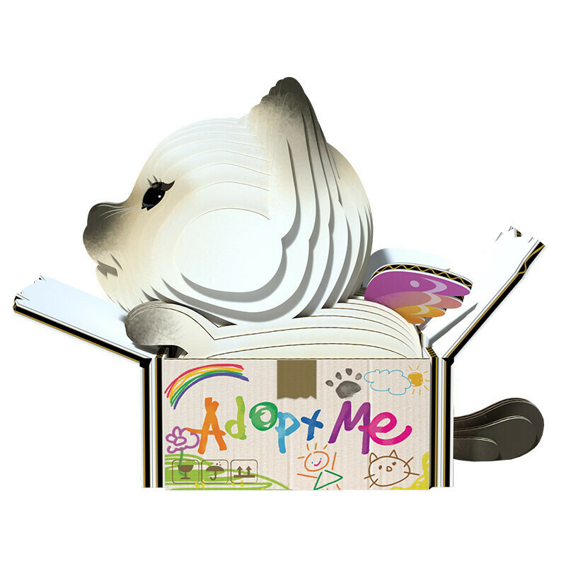 EUGY 3D Cardboard Kit Set Model - 088 CAT Mocha