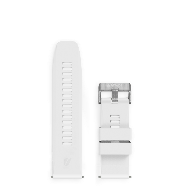 MISSION2 / MISSION3 白銀/白金款矽膠錶帶-S