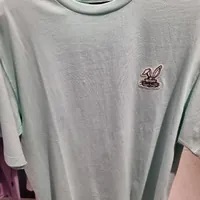 [S] NERDY BACK RABBIT 1/2 SLEEVE T-SHIRT,MINT, SN221 (SN221)